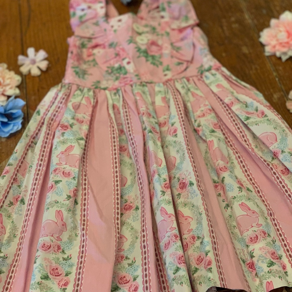 Eleanor Rose Garden Bunnies Dress - Picture 13 of 15